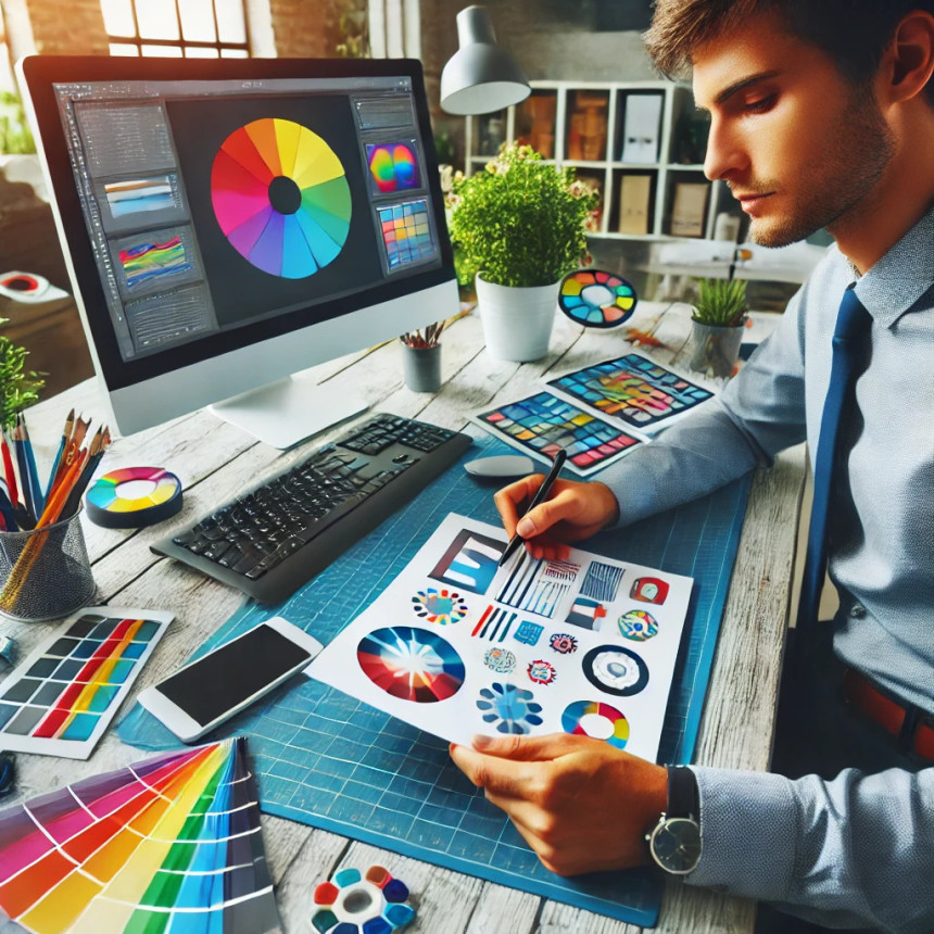 Graphic design is a lucrative side hustle that allows you to use your creativity to earn money.