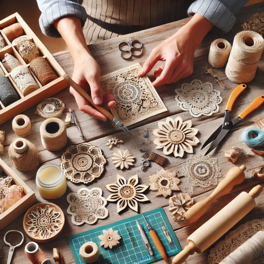 Selling handmade crafts is a creative side hustle that allows you to monetize your hobbies.