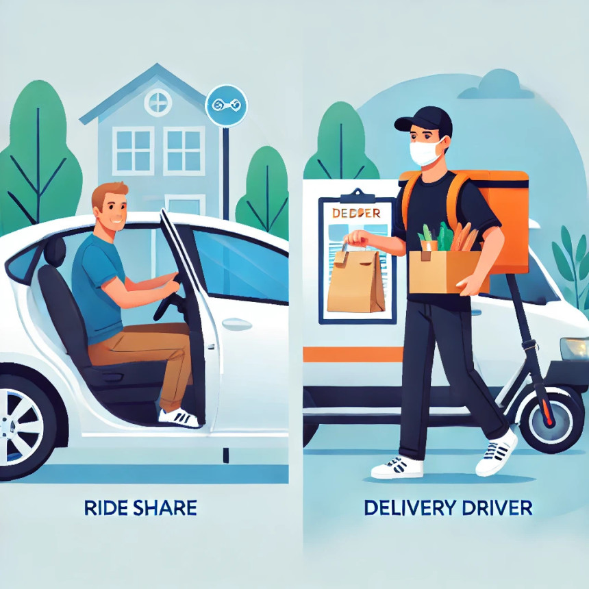 Ridesharing and delivery services provide flexible side hustle options to earn extra income.