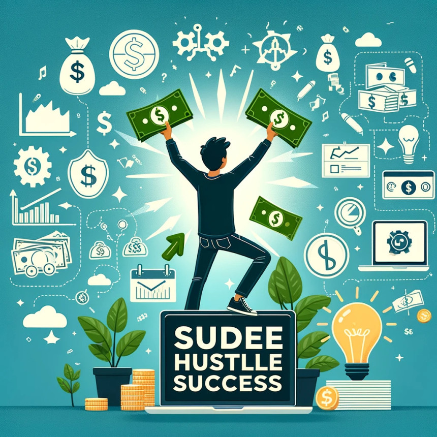 Achieve financial success by exploring and starting side hustles that align with your skills and interests.