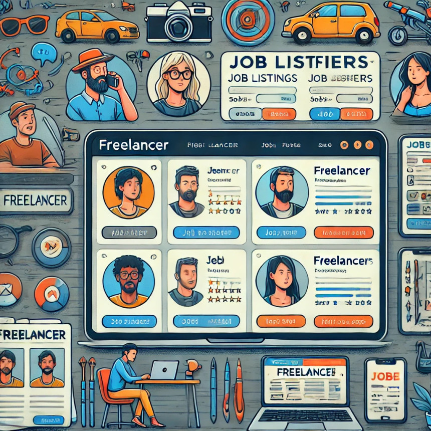 Find freelance work on popular platforms like Upwork, Fiverr, and Freelancer.
