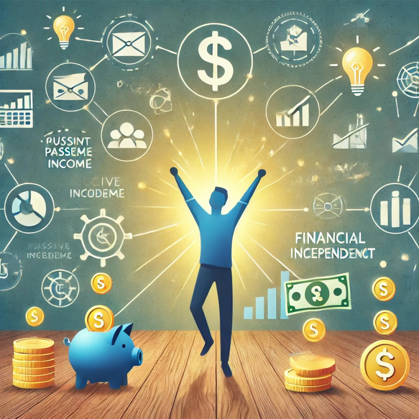 Achieve financial freedom by creating multiple streams of passive income.